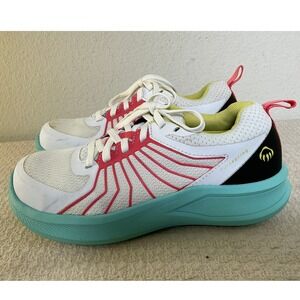 Wolverine Rev Duraspring Women's 8.5 Carbon Safety Toe Work Shoes Pink Aqua